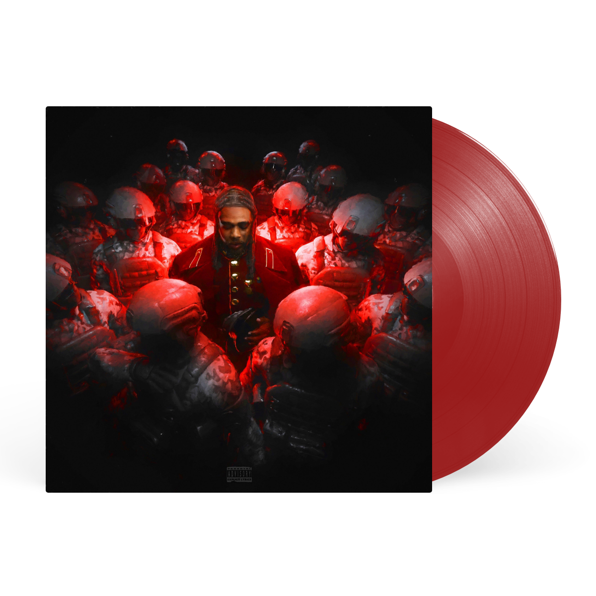 LP - Red Marbled artwork