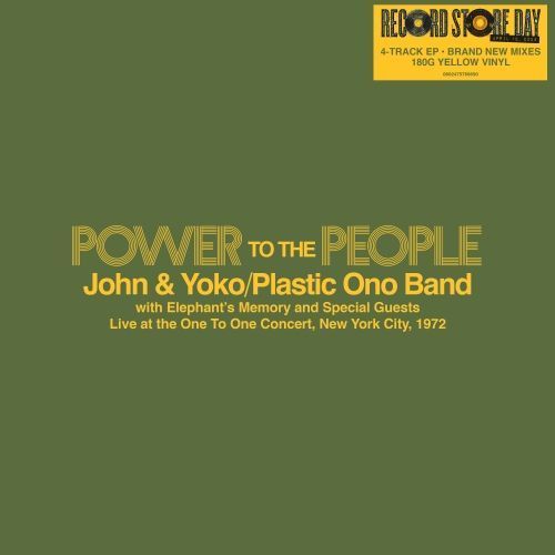John and Yoko / Plastic Ono Band with Elephant's Memory and Special Guests - Power To The People - Live at the One To One Concert, New York City, 1972 Product Image