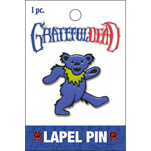 Grateful Dead Blue Dancing Bear 1.25" Lapel Pin