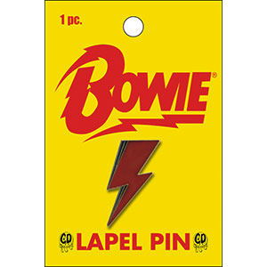 David Bowie Bolt 1.25" Lapel Pin