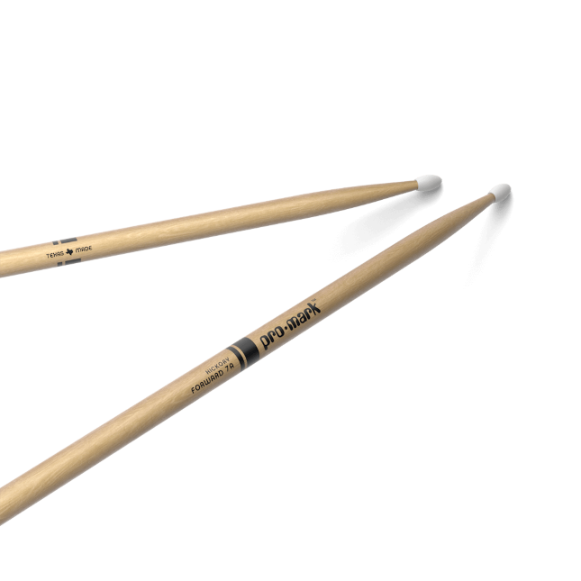 Classic Forward 7A Hickory Drumstick, Oval Nylon Tip