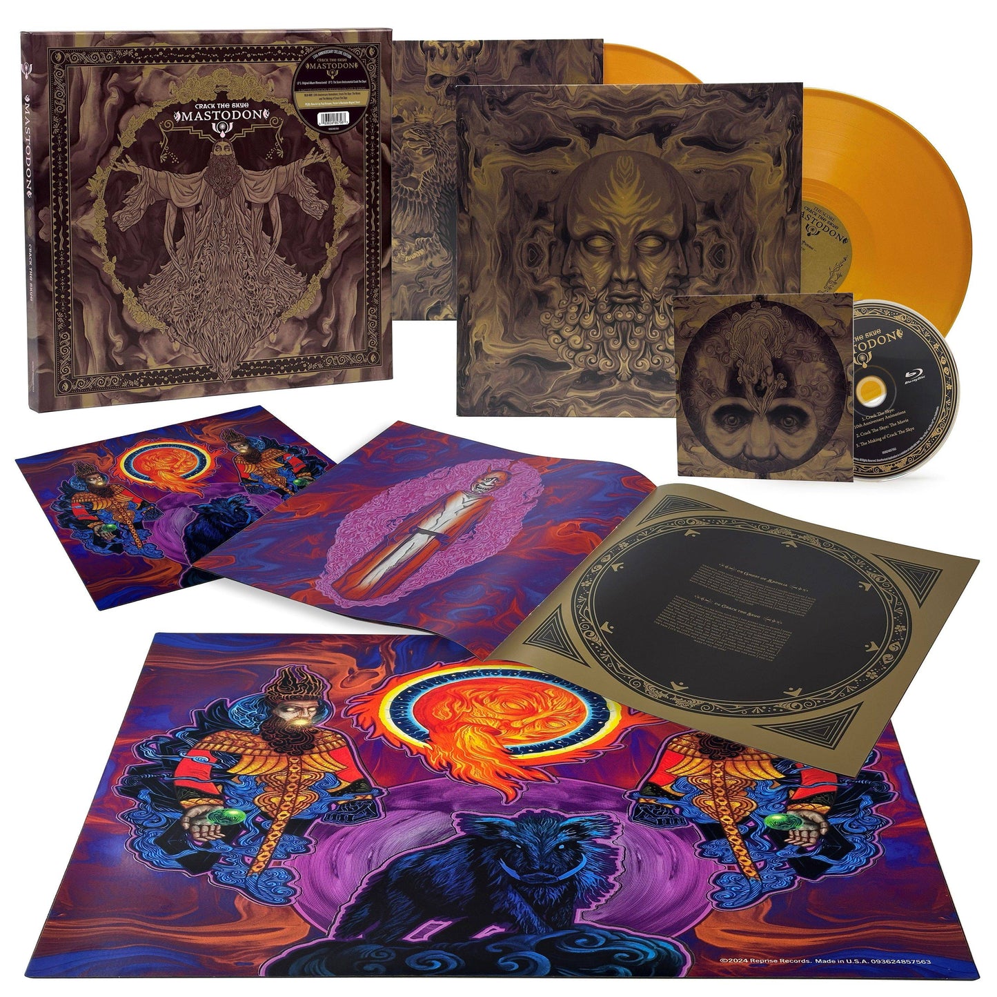 mastodon crack the skye 2LP 1BR gold vinyl product shot.jpg
