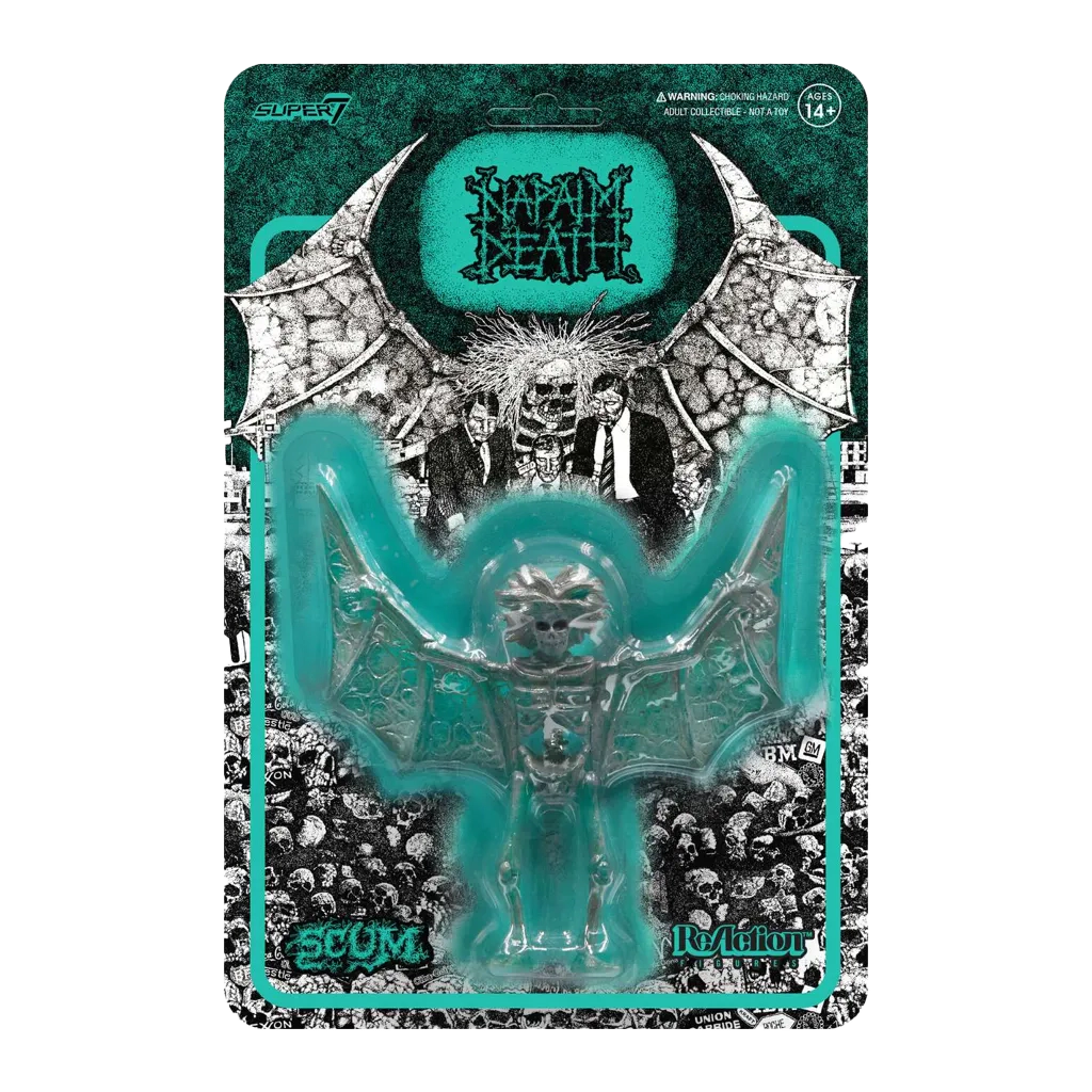 Napalm Death ReAction Figure Scum Demon (Aquamarine)