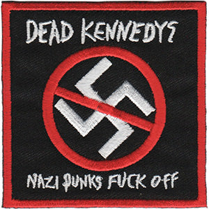 Dead Kennedys Nazi Punks Fuck Off 3"x3" Patch