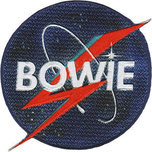 David Bowie NASA Bolt 3.5"x3.5" Patch