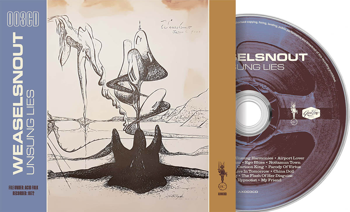 Weaselsnout – Unsung Lies – 1CD packshot
