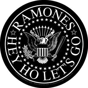 Ramones Black Eagle 4" Round Sticker
