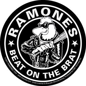Ramones Beat On The Brat 4" Round Sticker
