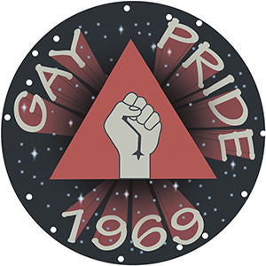 LGBTQ+ Gay Pride 1969 4" Round Sticker