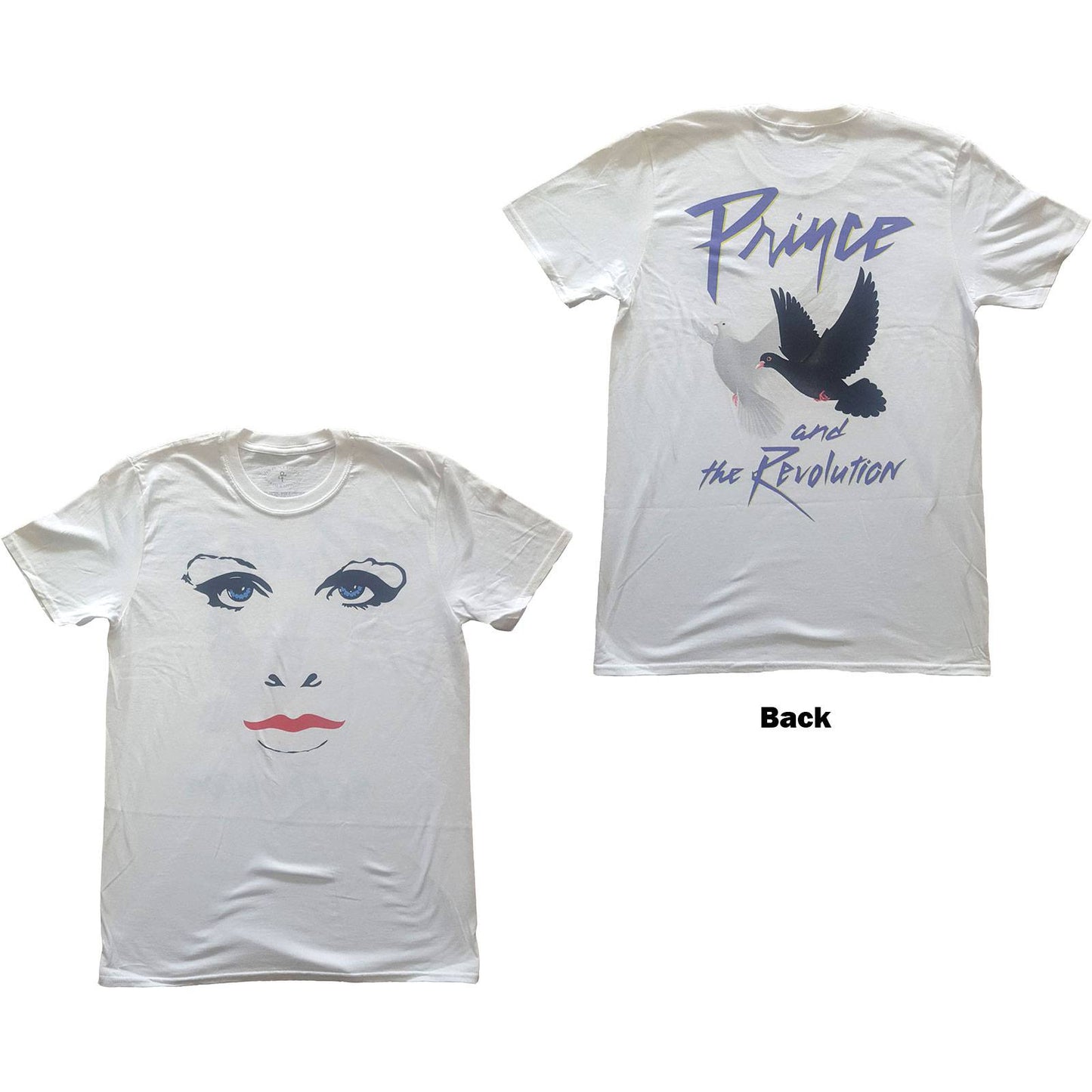 Unisex T-Shirt Faces & Doves Back Print
