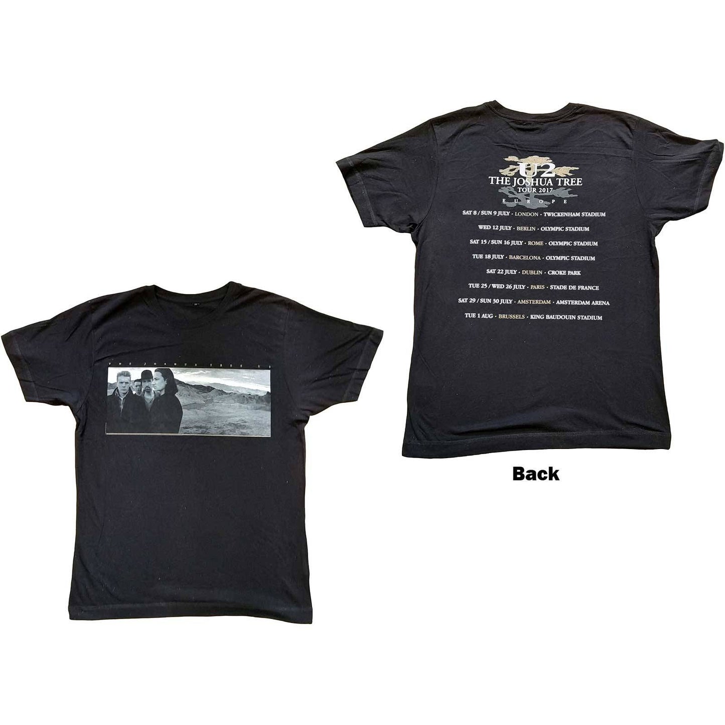 Unisex T-Shirt Joshua Tree Photo Back Print