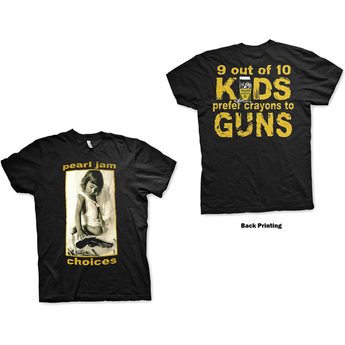 Unisex T-Shirt Choices Back Print