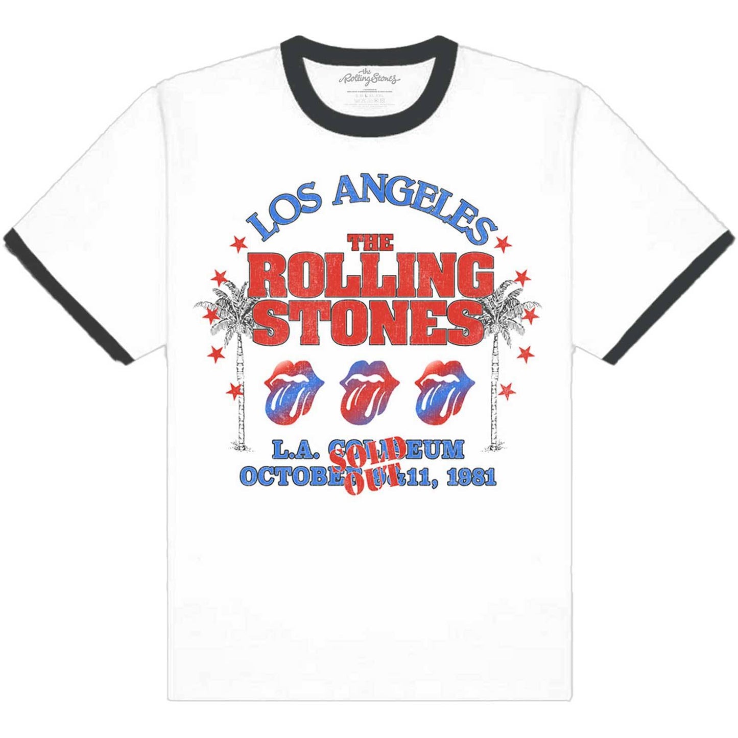 Unisex Ringer T-Shirt American LA Tour