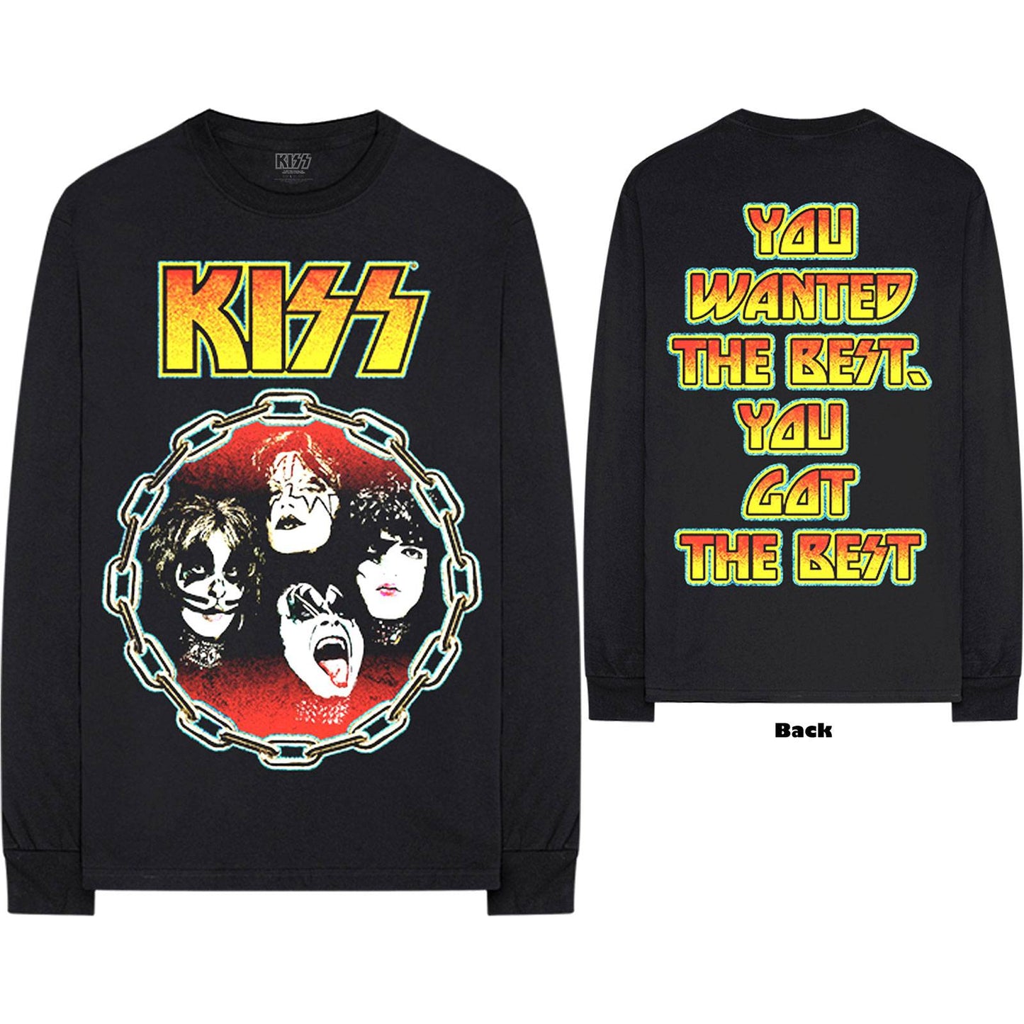 Unisex Long Sleeve T-Shirt You Wanted The Best Back Print