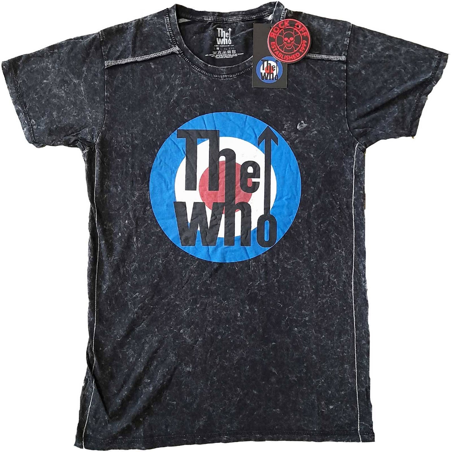 Unisex T-Shirt Target Logo Snow Wash, Dye Wash