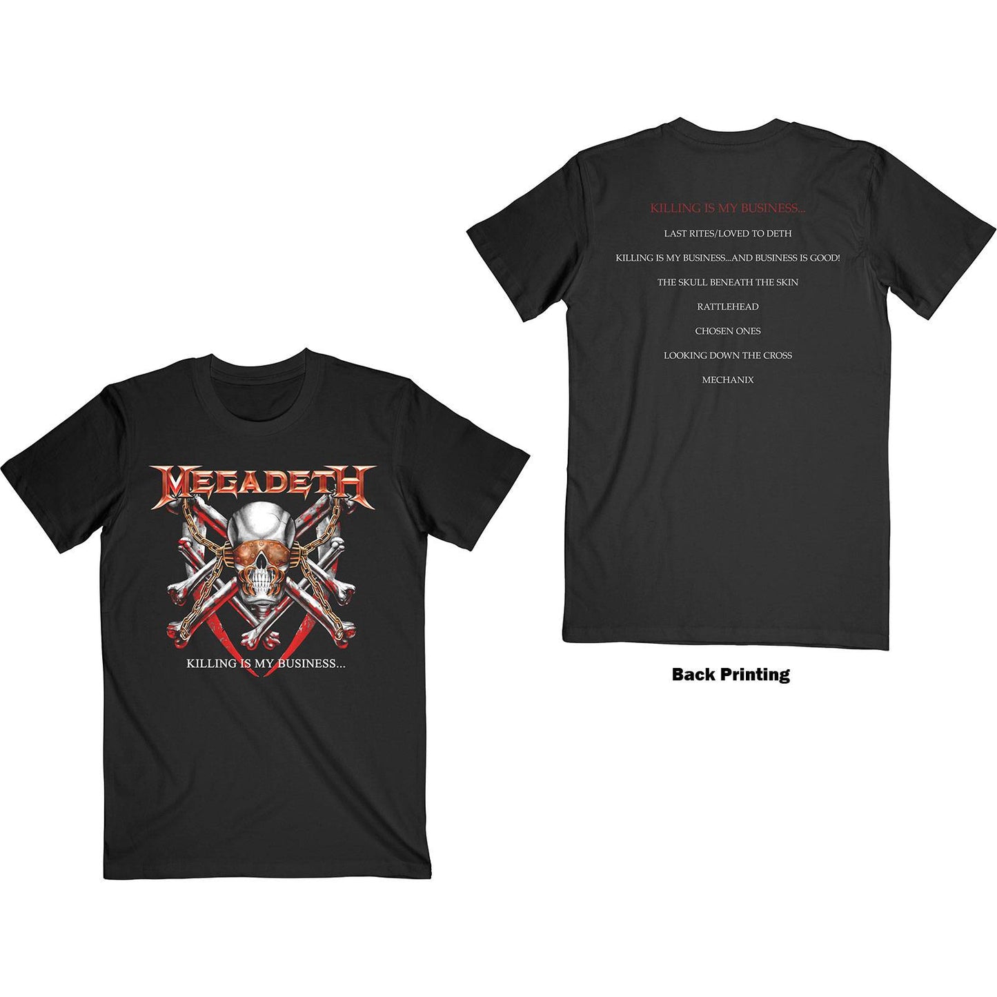 Unisex T-Shirt Killing Is My Business Back Print