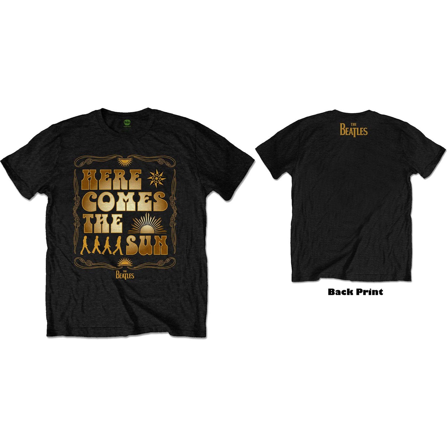 Unisex T-Shirt Here Comes The Sun Back Print