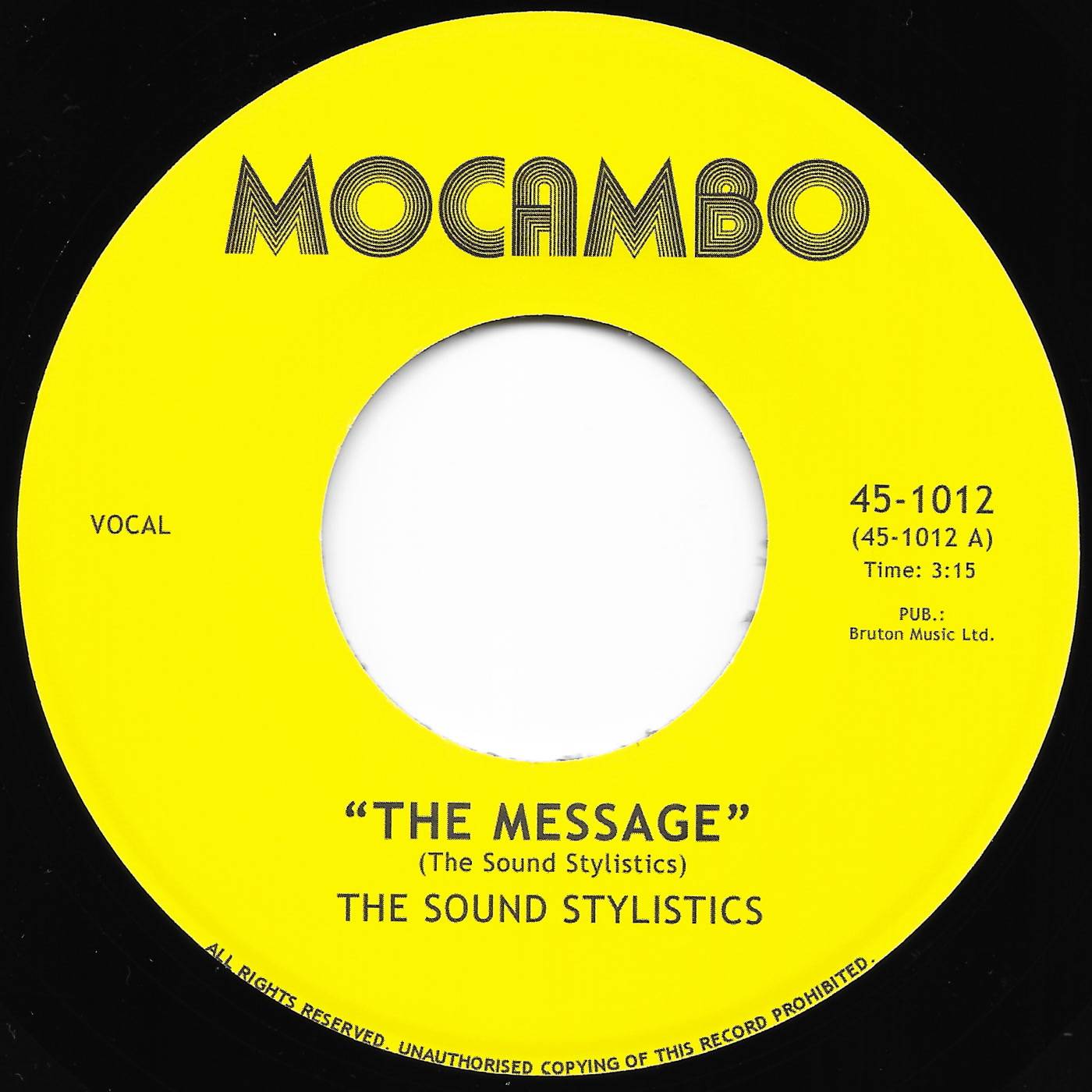 The Message b/w Freedom Sound