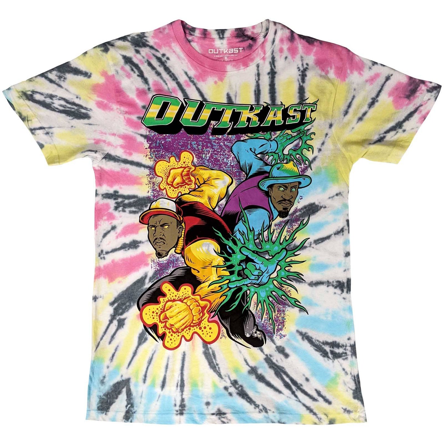 Unisex T-Shirt Superheroes Dip Dye, Dye Wash