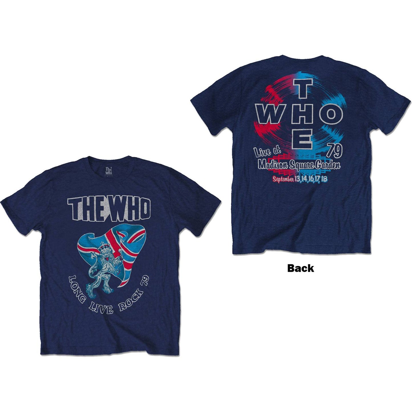 Unisex T-Shirt Long Live Rock '79 Back Print