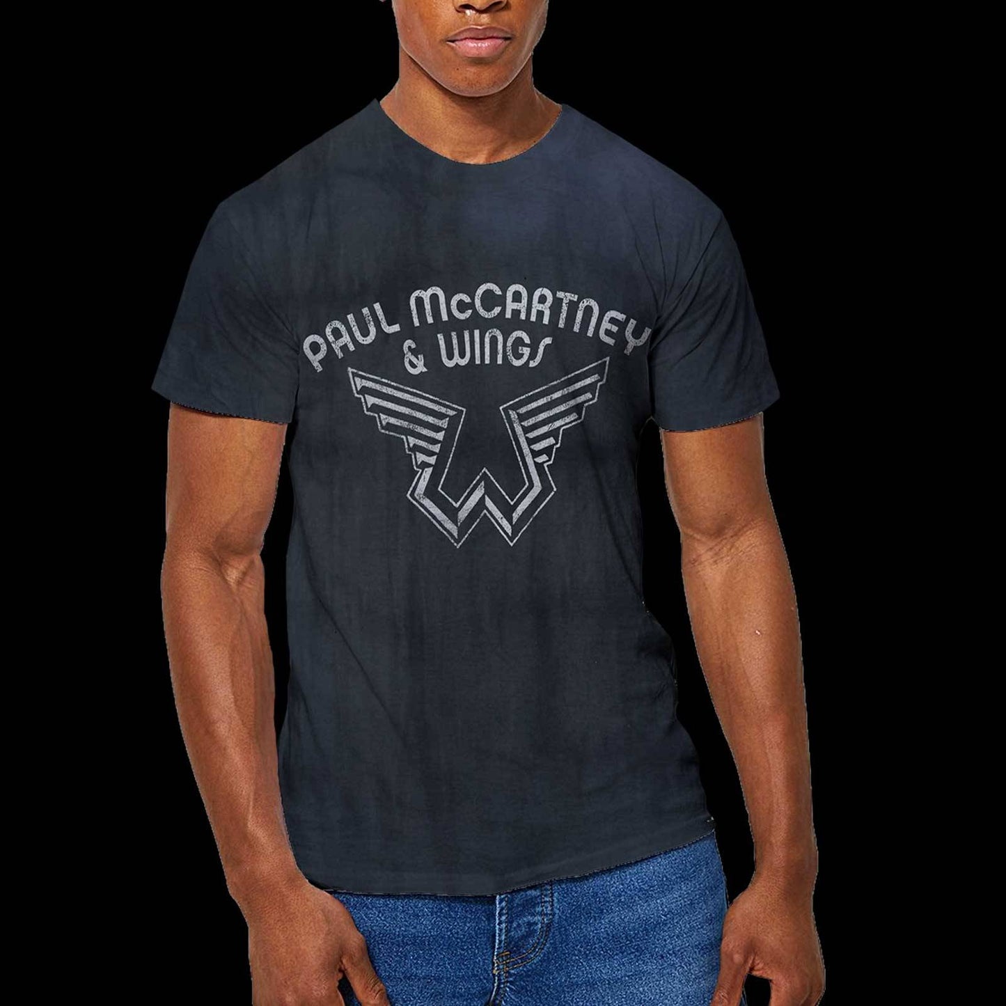 Unisex T-Shirt Logo Dip Dye, Dye Wash