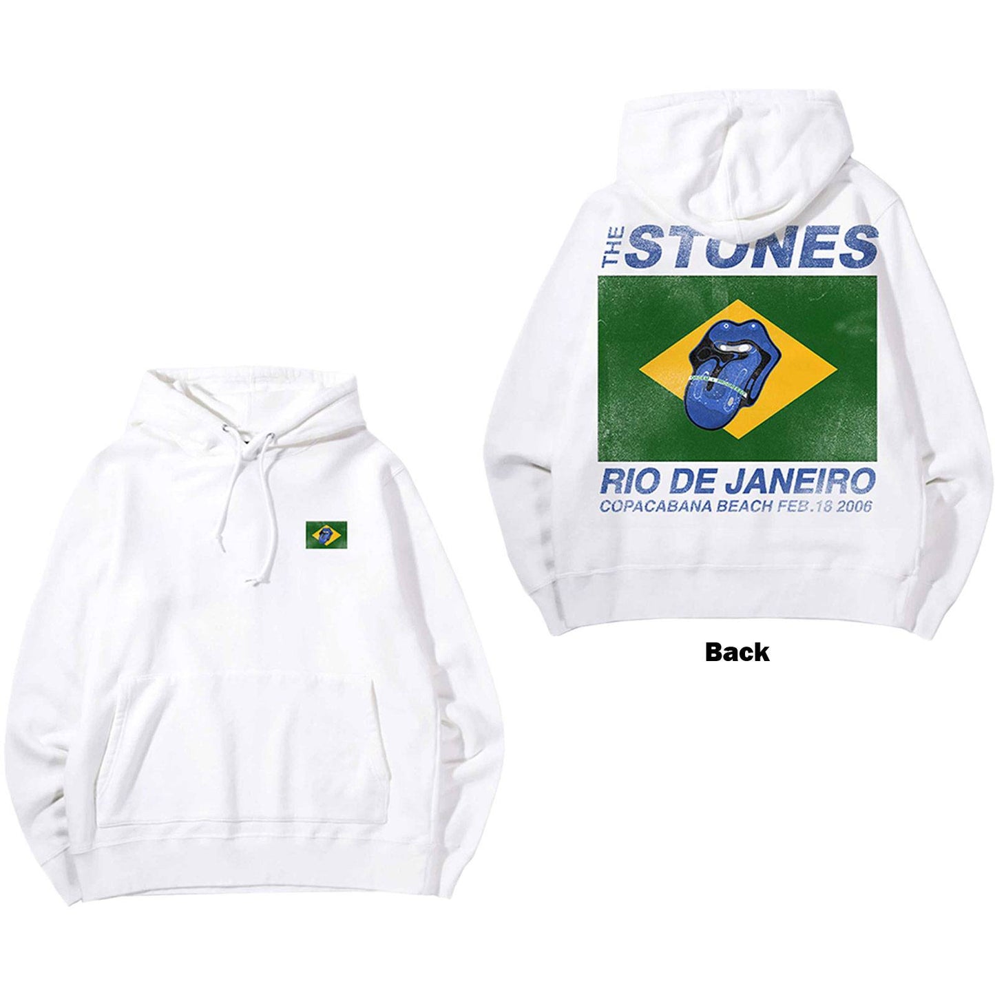 Unisex Pullover Hoodie Copacabana Back Print