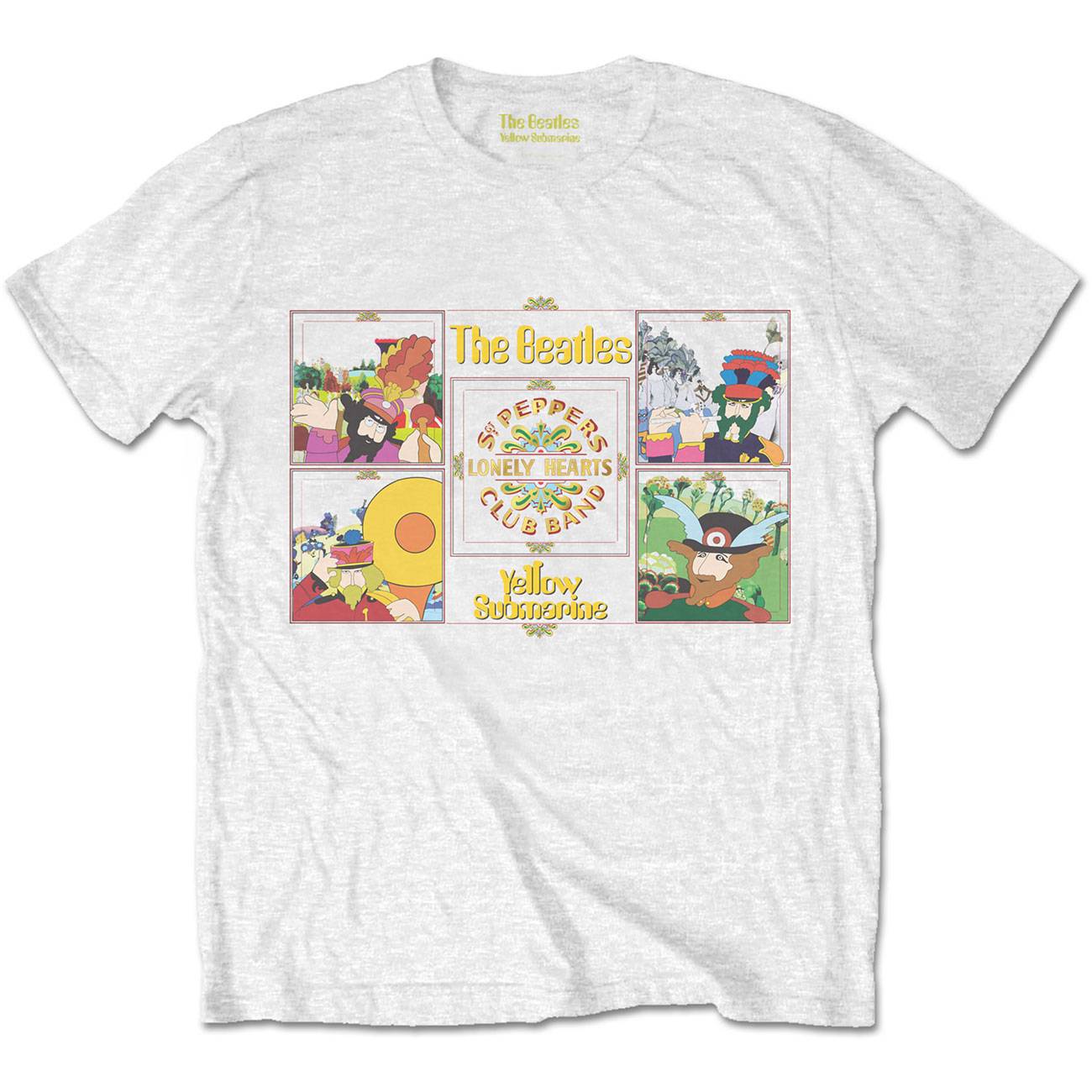 Unisex T-Shirt Yellow Submarine Sgt Pepper Band