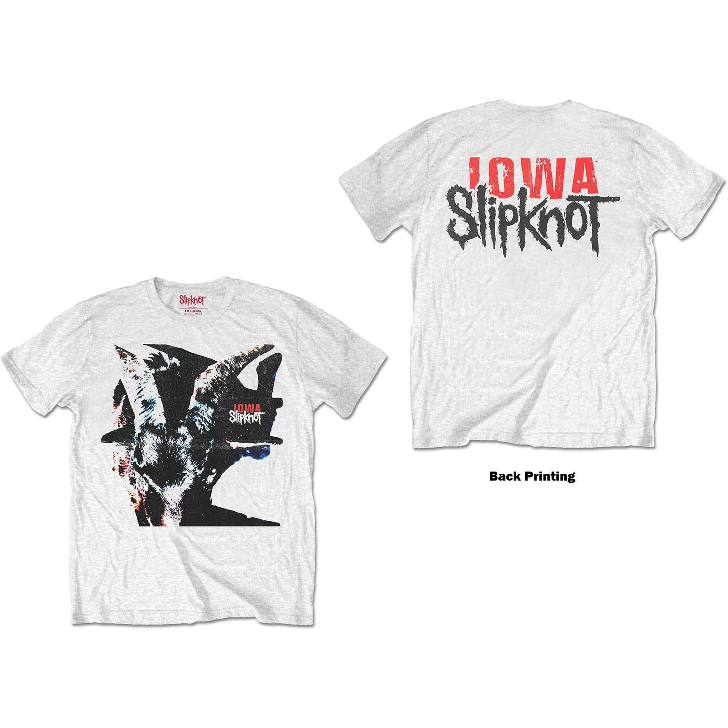 Unisex T-Shirt Iowa Goat Shadow Back Print
