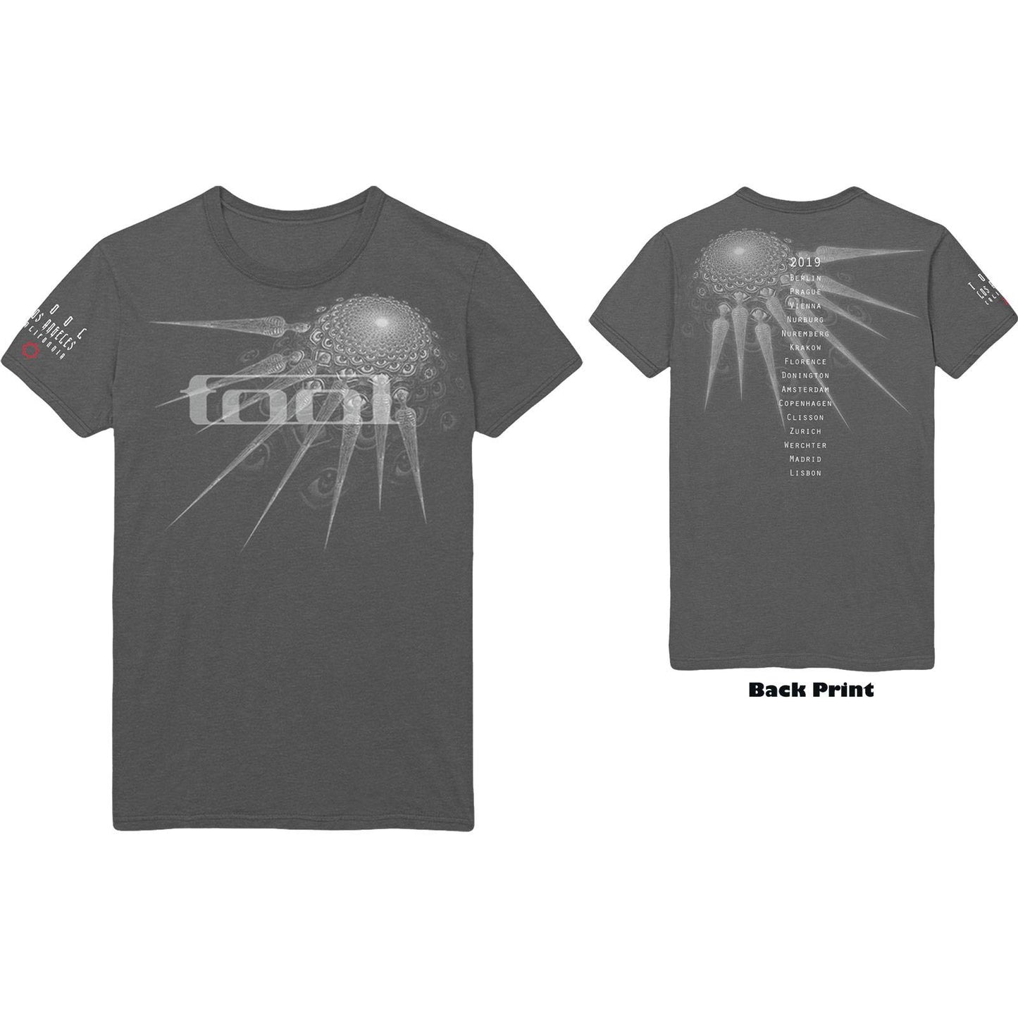 Unisex T-Shirt Spectre Spike Back Print