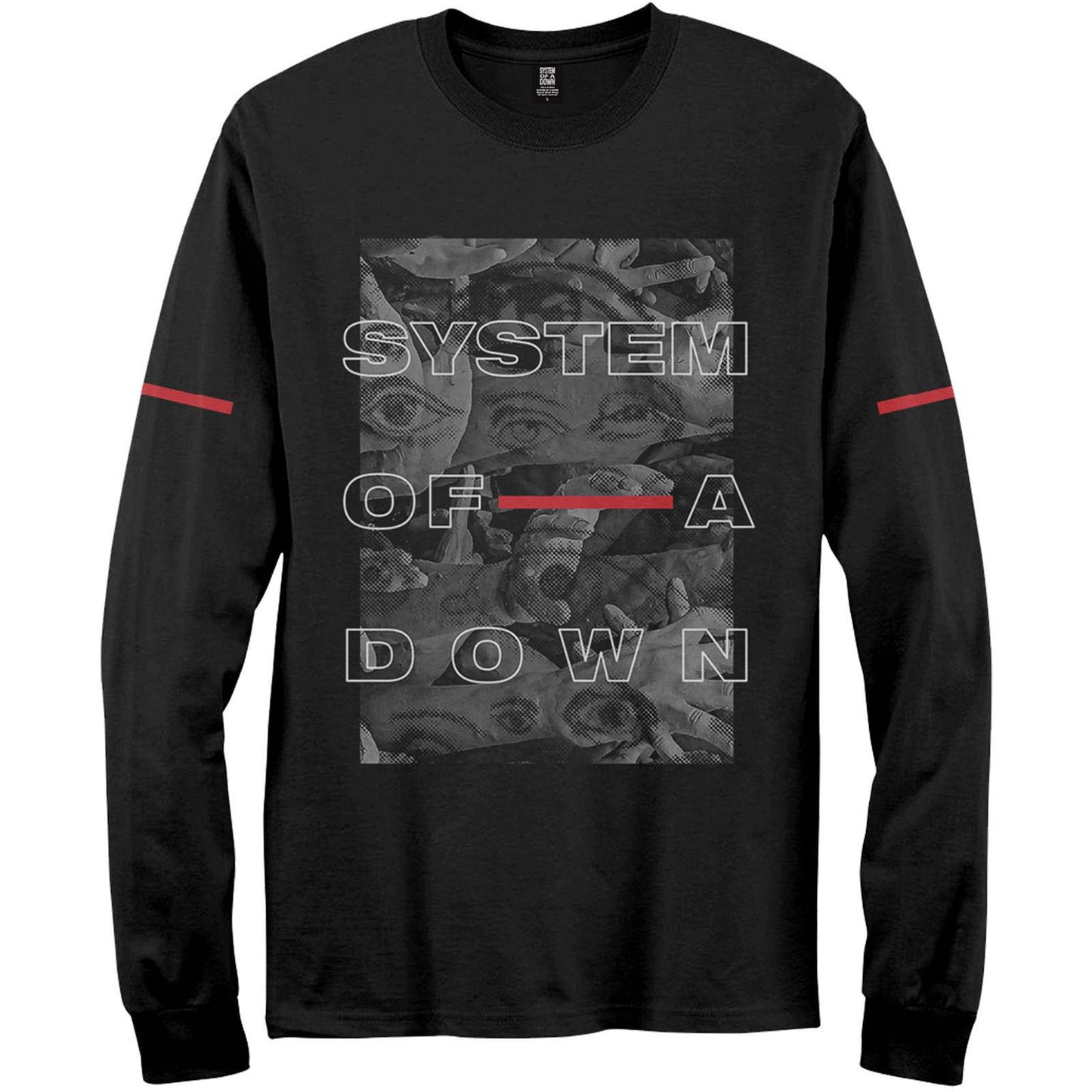 Unisex Long Sleeve T-Shirt Eye Collage