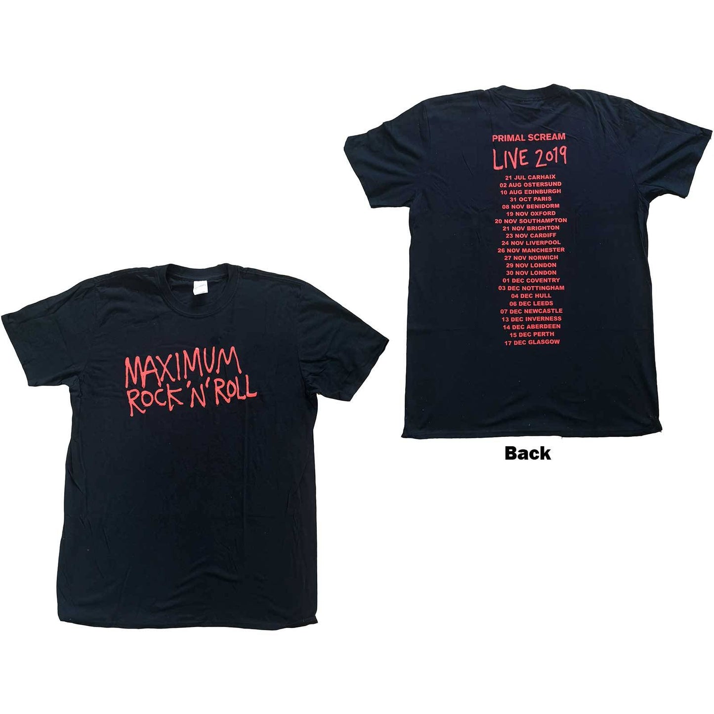 Unisex T-Shirt Maximum RnR Back Print