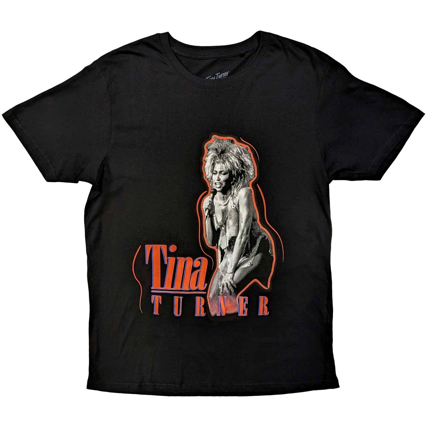 Tina Turner Unisex T-Shirt: Neon Neon Short Sleeves