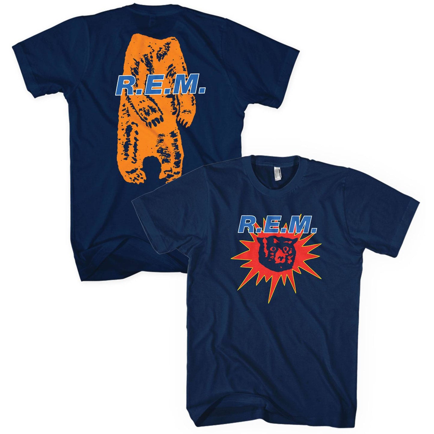 Unisex T-Shirt Bear Burst Back Print