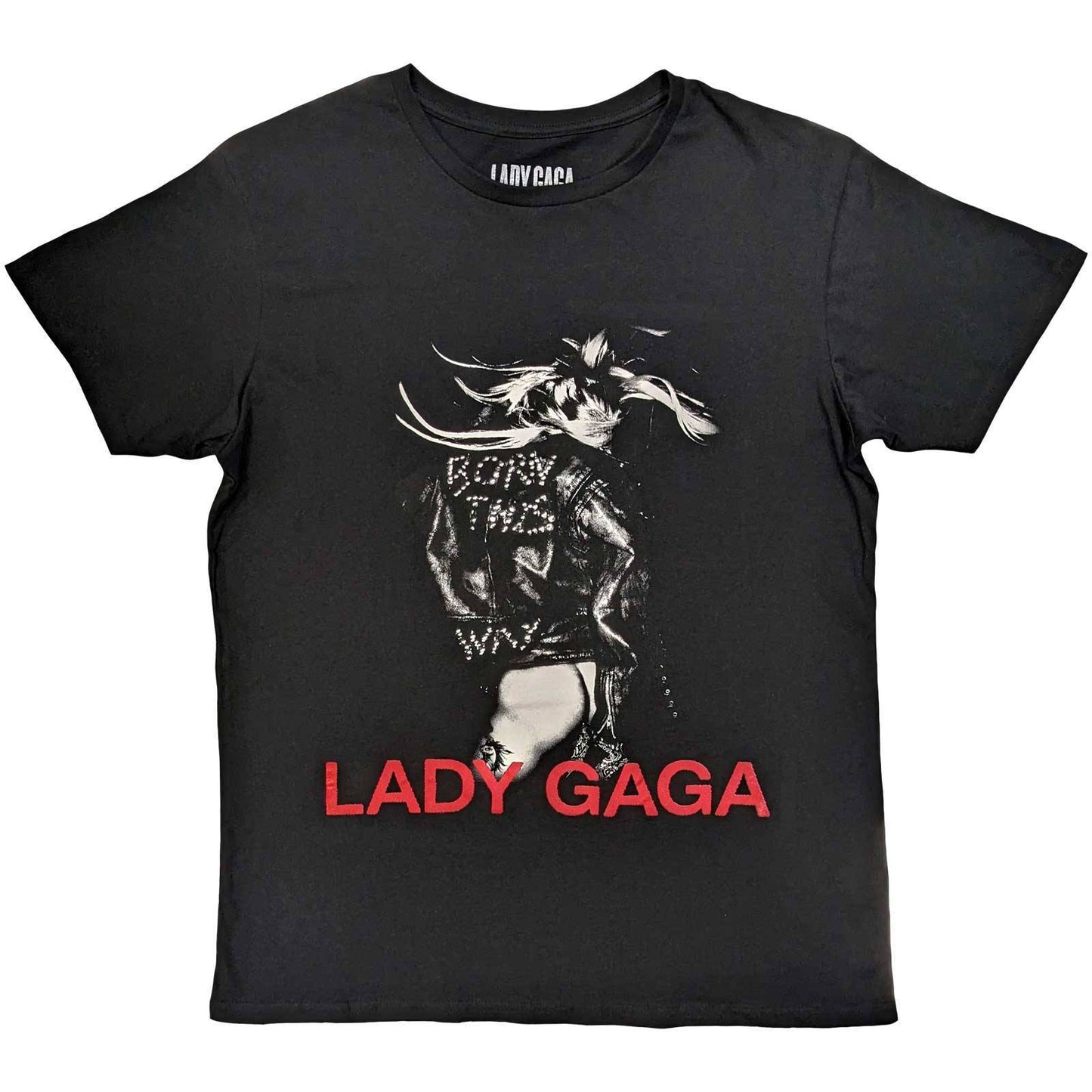 Lady Gaga Unisex T-Shirt: Leather Jacket Leather Jacket nan