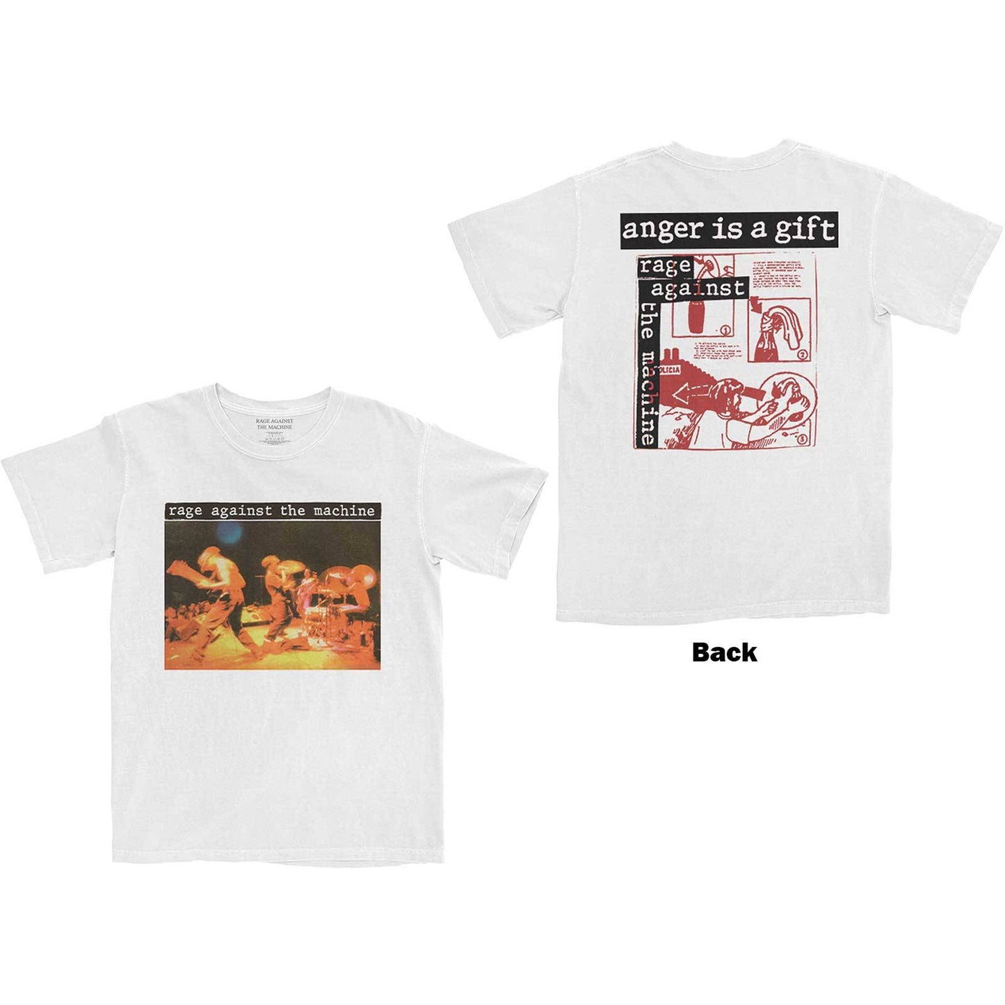 Unisex T-Shirt Anger Is A Gift Back Print