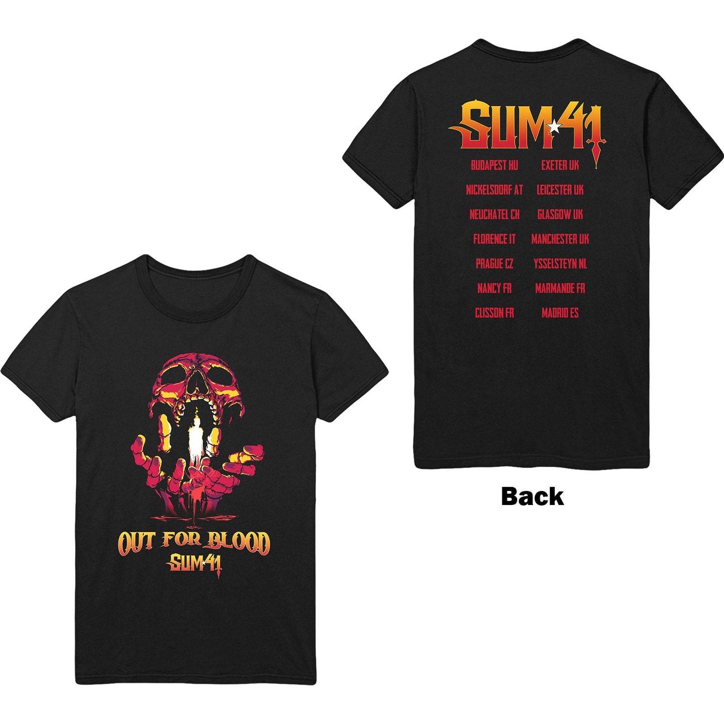 Unisex T-Shirt Out For Blood Back Print