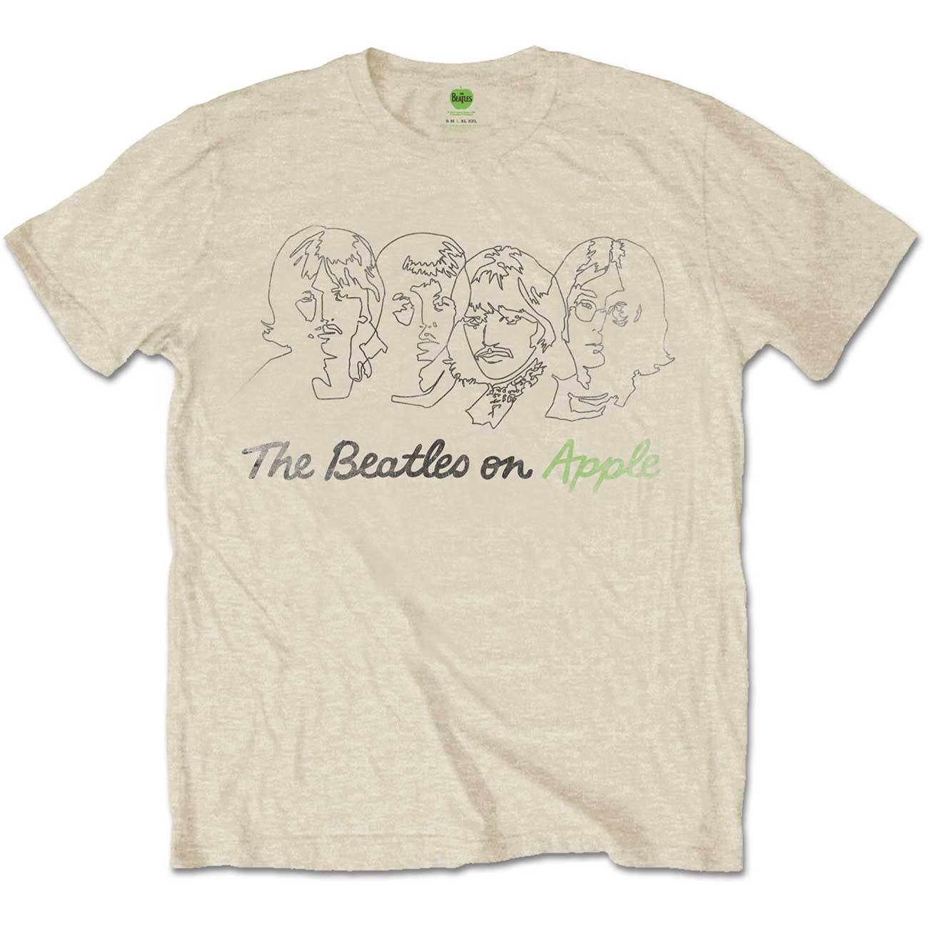 Unisex T-Shirt Outline Faces on Apple