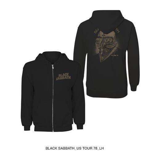 Unisex Zipped Hoodie Tour 1978 Back Print