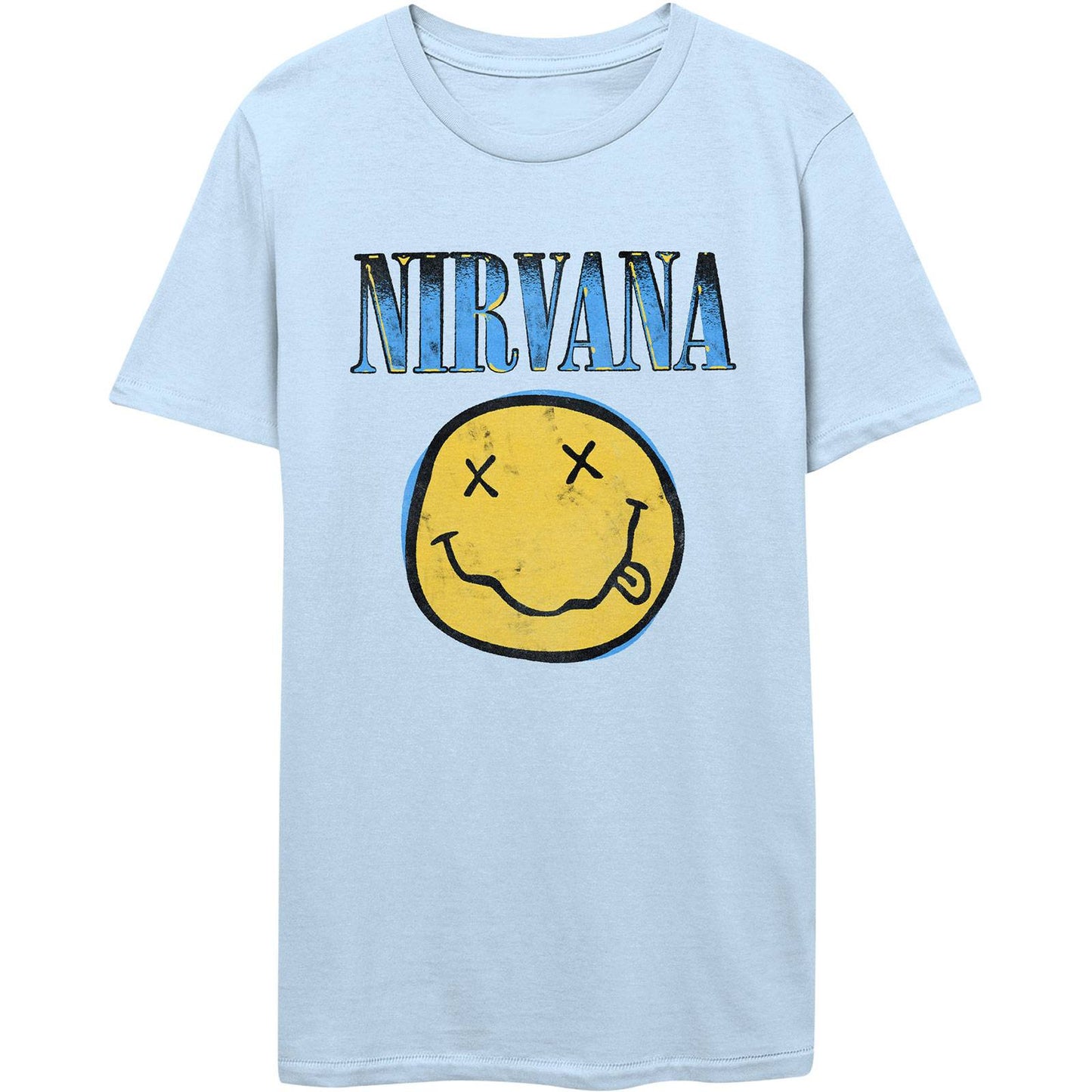 Unisex T-Shirt Xerox Smiley Blue