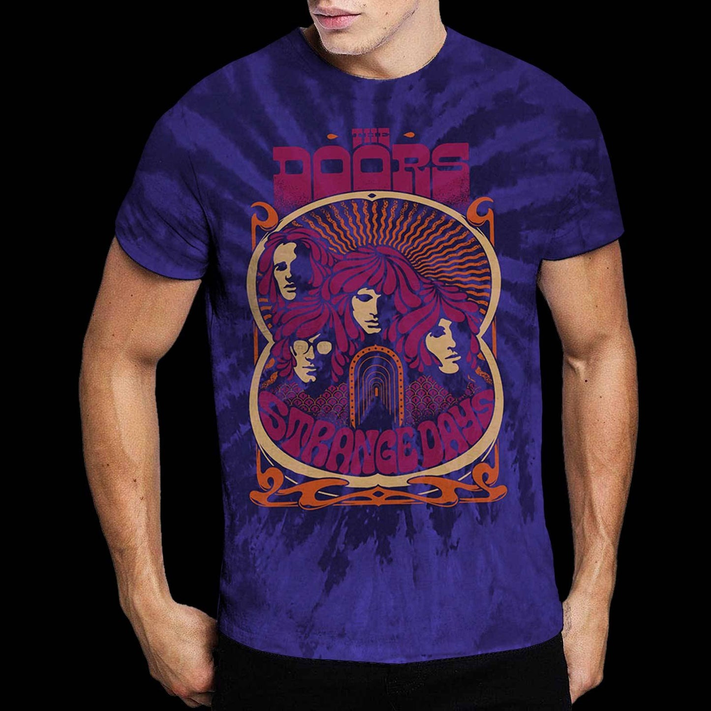 Unisex T-Shirt Strange Days Dip Dye, Dye Wash