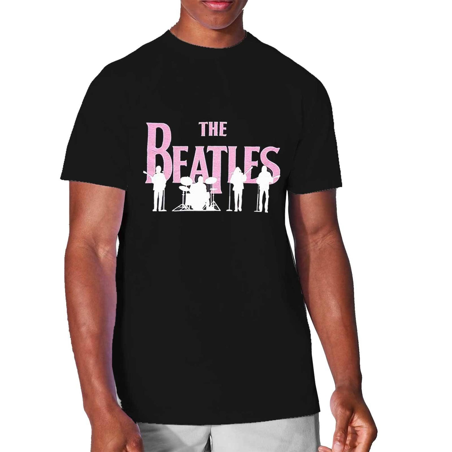 Unisex Hi-Build T-Shirt Band Silhouettes Hi-Build, Puff Print