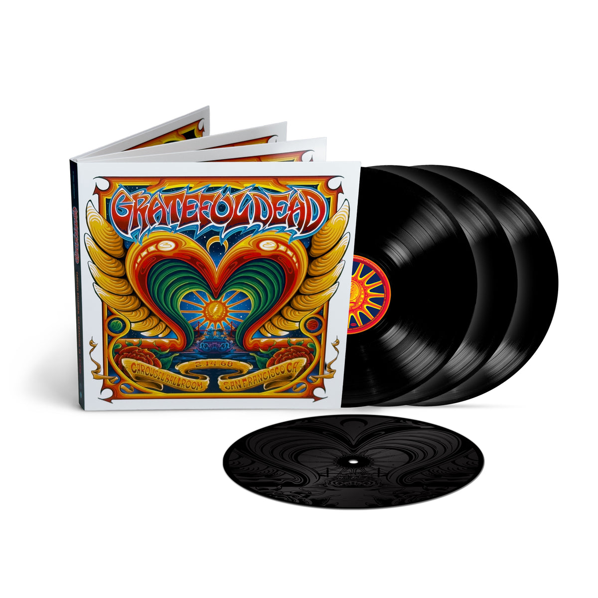 Grateful Dead - Carousel Ballroom, San Francisco, CA 2/14/68 4LP - Black packshot