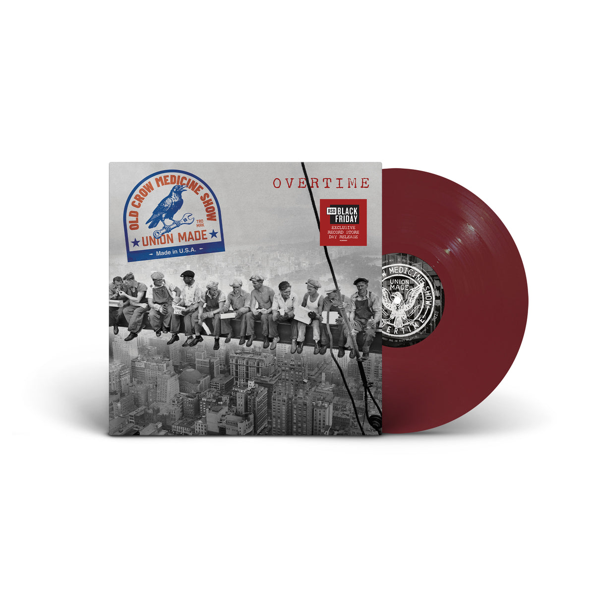 Old Crow Medicine Show - Union Made: Overime LP - Red packshot