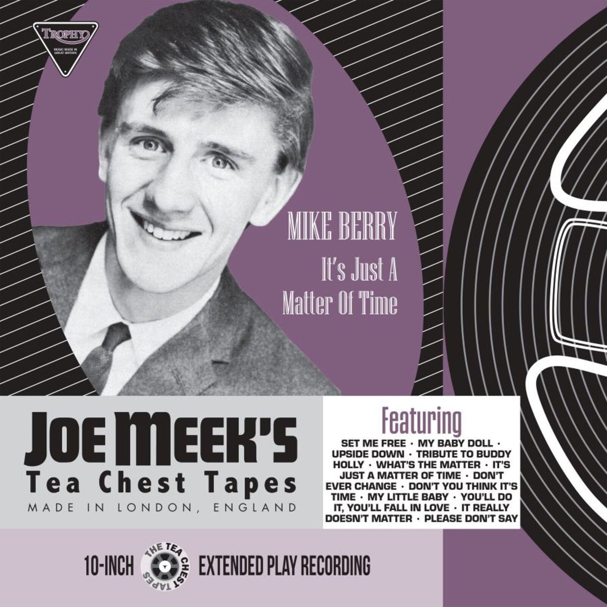 Mike Berry - It's Just A Matter Of Time - Joe Meek Tea Chest Tapes Product Image