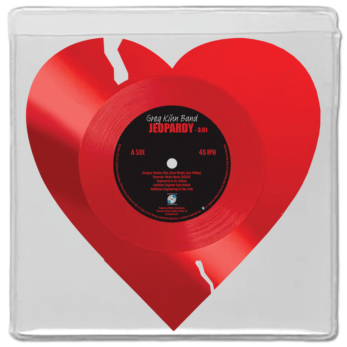Greg Kihn Band - Jeopardy/The Breakup Song (They Don't Write 'Em) Product Image