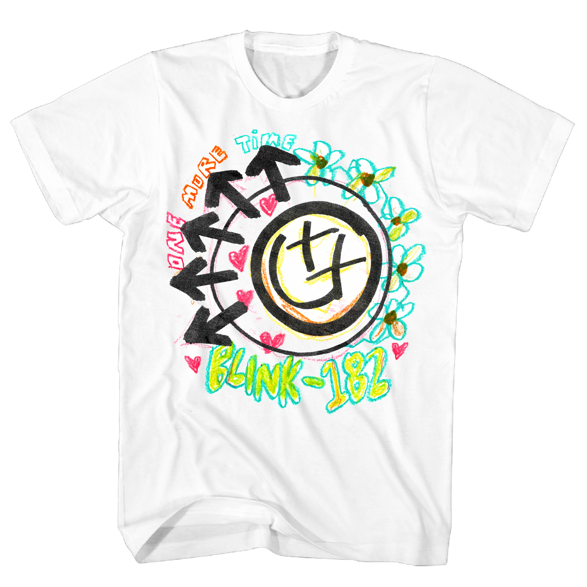 Blink 182 - One More Time Tshirt Wht Product Image