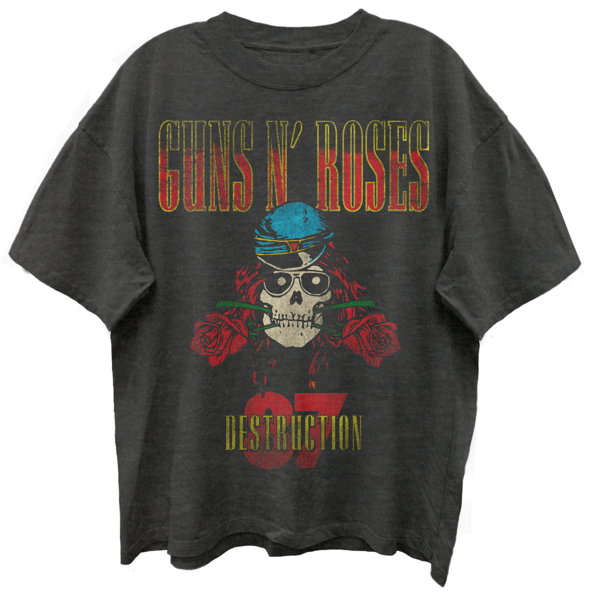 Guns N Roses - Uk Tour Giant Vintage Tshirt Black Product Image
