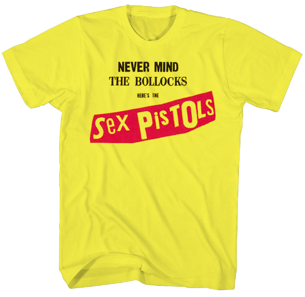 Sex Pistols - Bollocks Tshirt Yellow Product Image