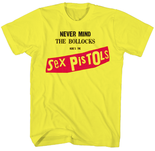 Sex Pistols - Bollocks Tshirt Yellow Product Image