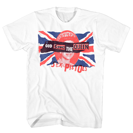 Sex Pistols - God Save The Queen F/b Tshirt 1xl Wht Product Image